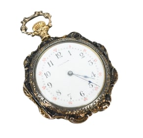 Antique Richard a Geneve Waltham 14K Pocket Watch