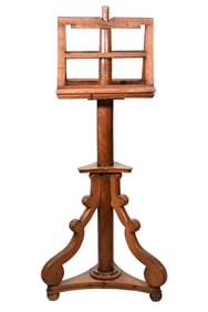 19th Century Carved Double Faces Music Stand