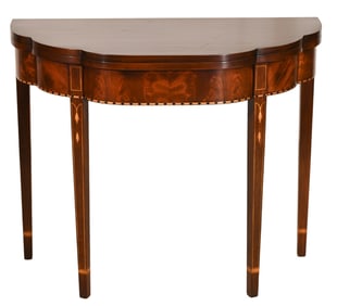 Henkel Harris Mahogany Myers Flip Top Game Table