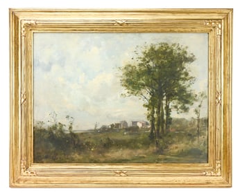 Louis Latouche Signed Landscape Oil Painting