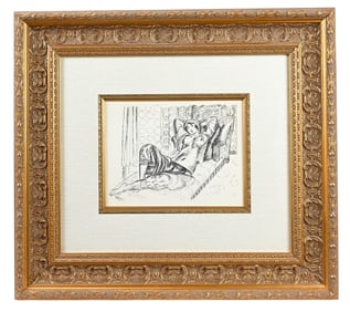 Henri Matisse Lithograph Odalisque w COA