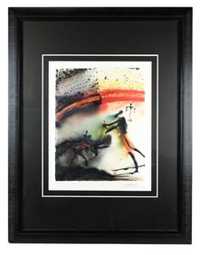 Salvador Dali Signed Lithograph Bullfight II w COA
