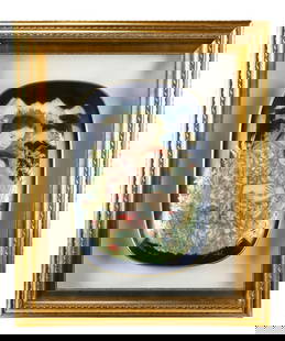 Edna Hibel Signed & Framed Xin Xin Porcelain Plate: Edna Hibel Signed & Framed Xin Xin of the High Mountains Porcelain Plate Numbered 82/100 Edition 325 in Deep Shadow Box Frame with Certificate of Authenticity. Framed measures 24 inches x 20 inches, P