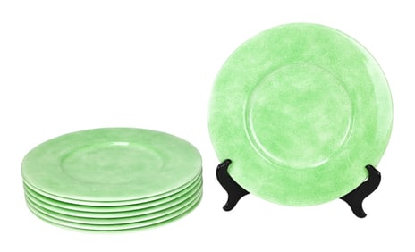 8 Este Italy for Gumps Porcelain Pottery Chargers