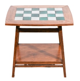 Arts & Crafts Tile Top Occasional Table