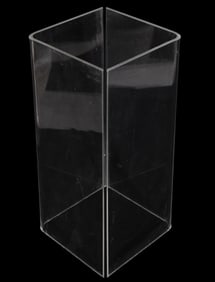 Pair Lucite Table Legs, 2 Piece Lucite Table Base