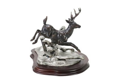 Legends USA  Mixed Media Statue Deer LE