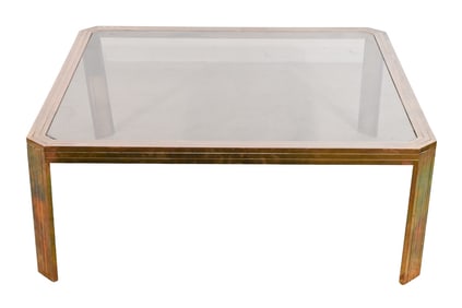 Modern Brass and Coffee Table