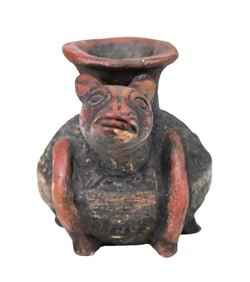 Nayarit Aztec Mayan Columbian Red Clay Figurine