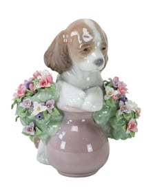 Lladro "Take Me Home" Dog Porcelain Figurine