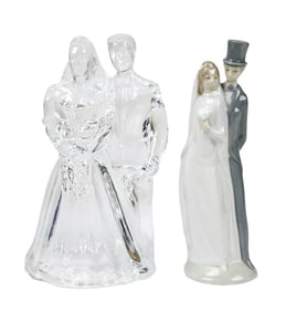 2 Wedding Couple Cake Toppers Inc. Lladro