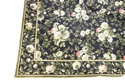 Stark Wool Custom Cut Palace Size Floral Carpet
