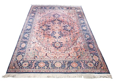 Vintage Karastan Heriz Wool Carpet