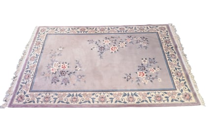 Hand Woven Chinese Art Deco Area Carpet