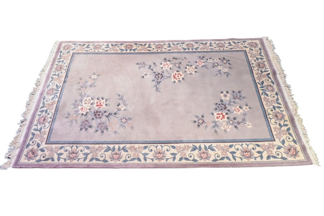 Hand Woven Chinese Art Deco Area Carpet (1 of 12)