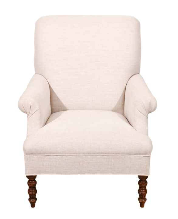Napoleon III Style Custom Upholstered  Armchair (1 of 12)