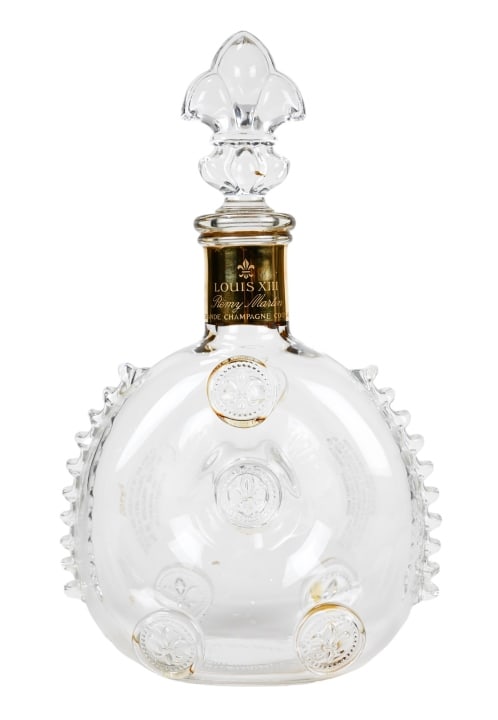 Baccarat France Crystal Remy Martin Bottle: Baccarat France Crystal Remy Martin Bottle. Measures 11 inches x 7 inches.