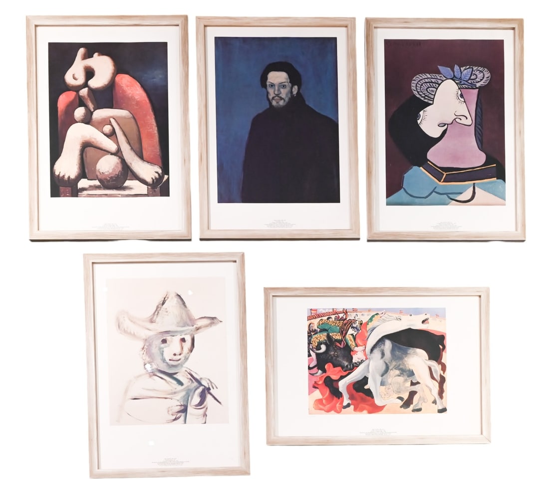 5 Collection du Musees Picasso 1980 Framed Prints (1 of 13)