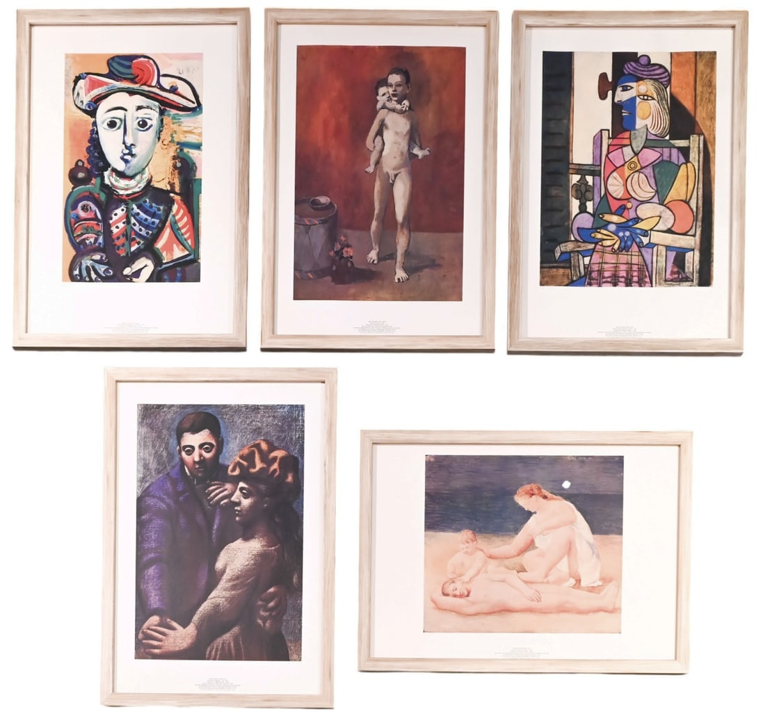 5 Collection du Musees Picasso 1980 Framed Prints (1 of 13)