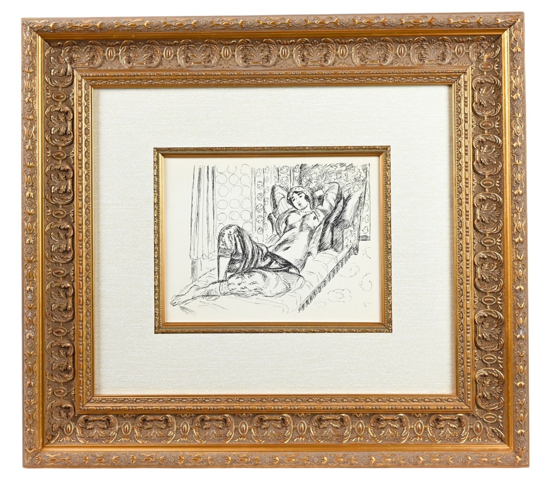 Henri Matisse Lithograph Odalisque w COA (1 of 8)