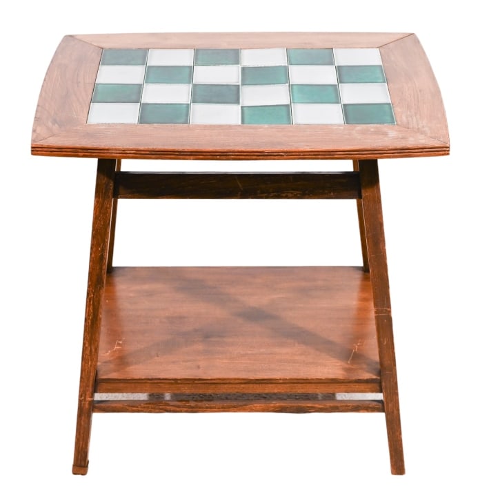 Arts & Crafts Tile Top Occasional Table (1 of 14)