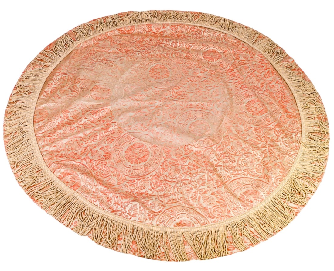 Custom Made Fortuny Orsini Round Hall Table Cloth (1 of 10)