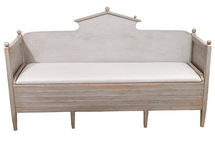 Neoclassical Style Swedish Gustavian Storage Sofa