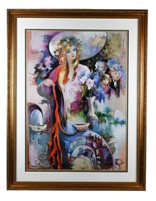 Irena Morez Print Framed Titled Valerie