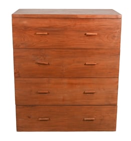 Art Deco Style Teakwood Chest of Drawers