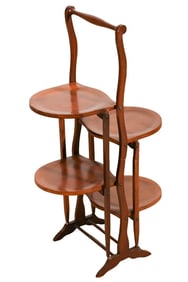 Early 20th Century Folding 4 Tier Cake Stand