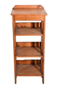 Arts & Crafts Style Open Work Table / Bookshelf