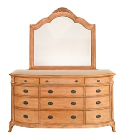 Jessica McClintock 12 Drawer Dresser with Mirror
