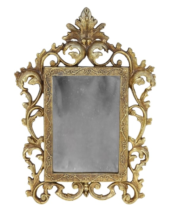 Antique Victorian Gilt Bronze Mirror (1 of 10)