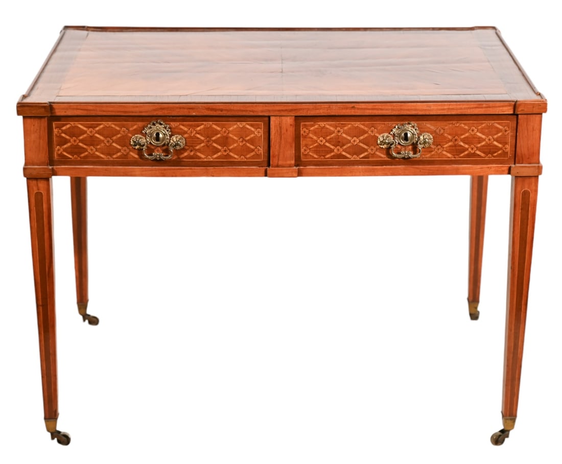 Antique Hepplewhite Inlaid Writing Desk (1 of 13)