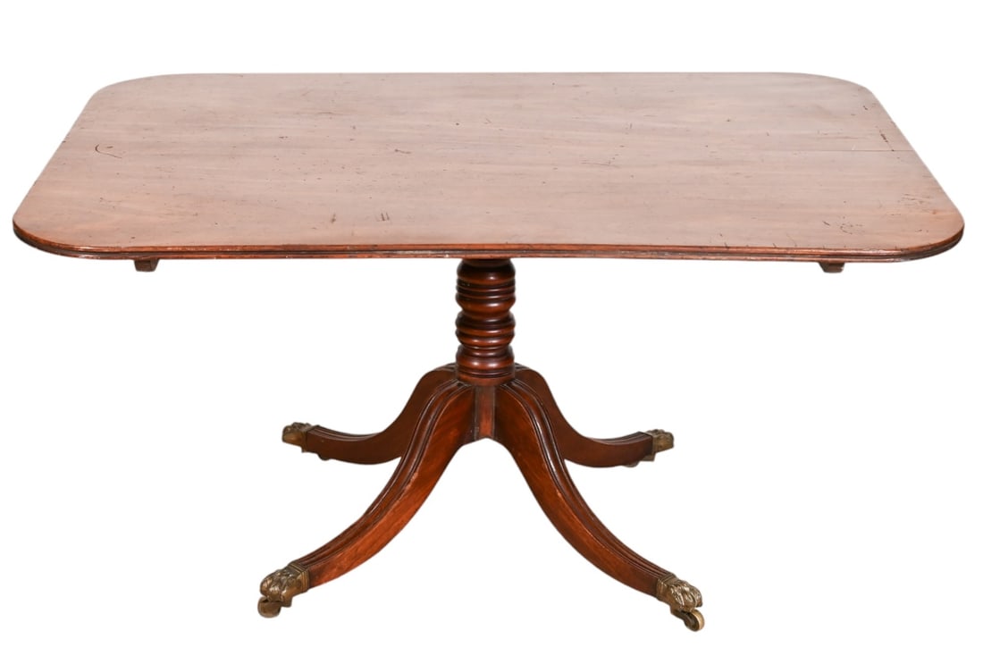 Vintage Hand Carved Tilt Top Table on Casters (1 of 16)