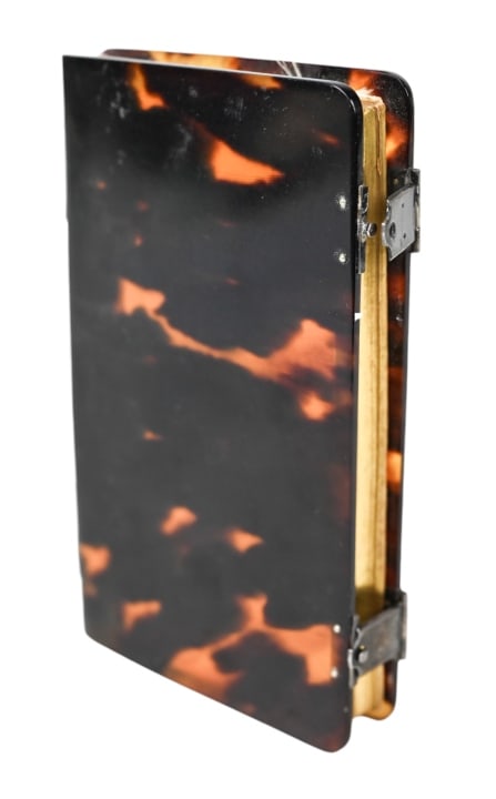 19th C Antique Italian Prayer Book Tortoise Cover (1 of 6)