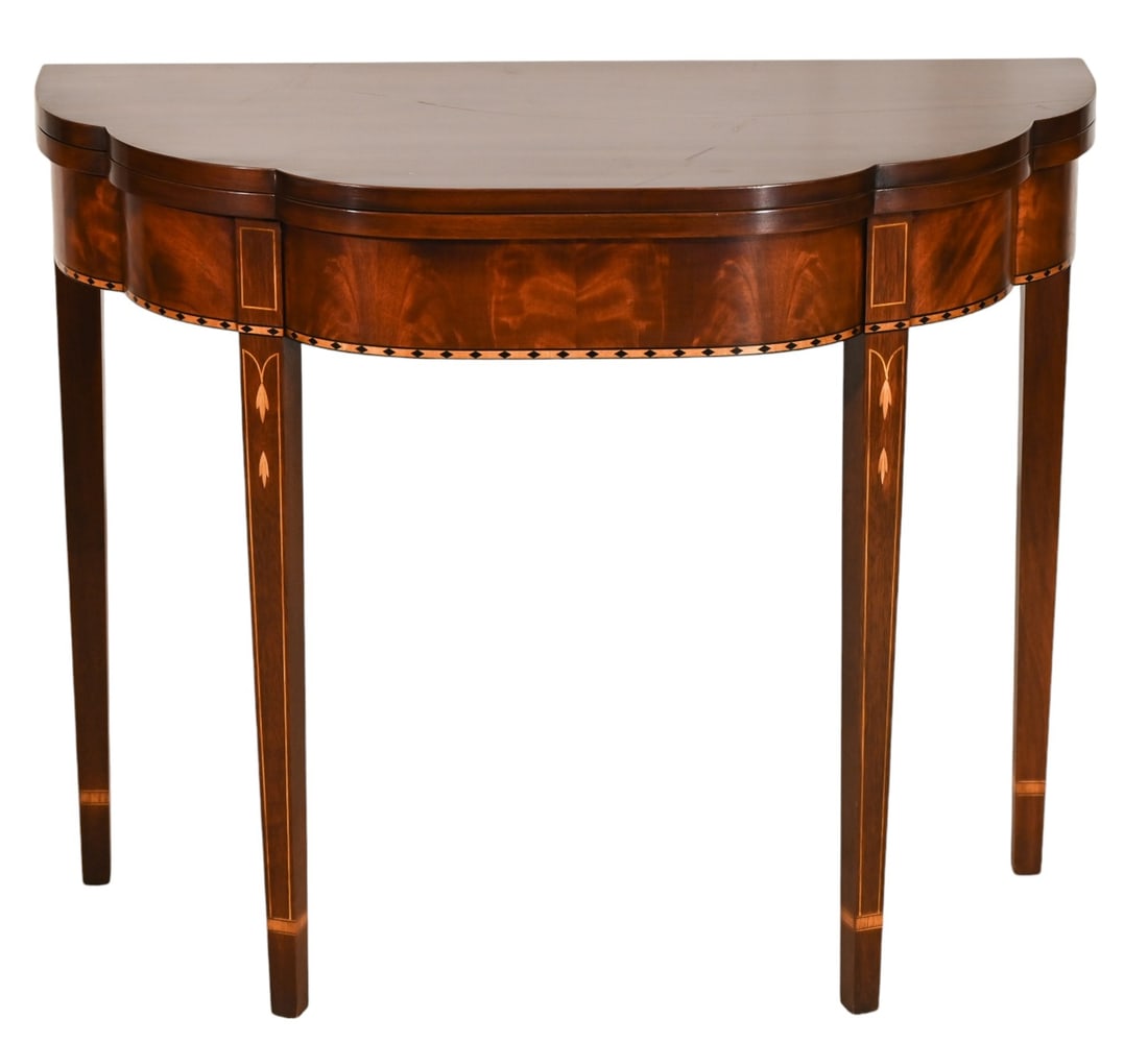 Henkel Harris Mahogany Myers Flip Top Game Table (1 of 12)