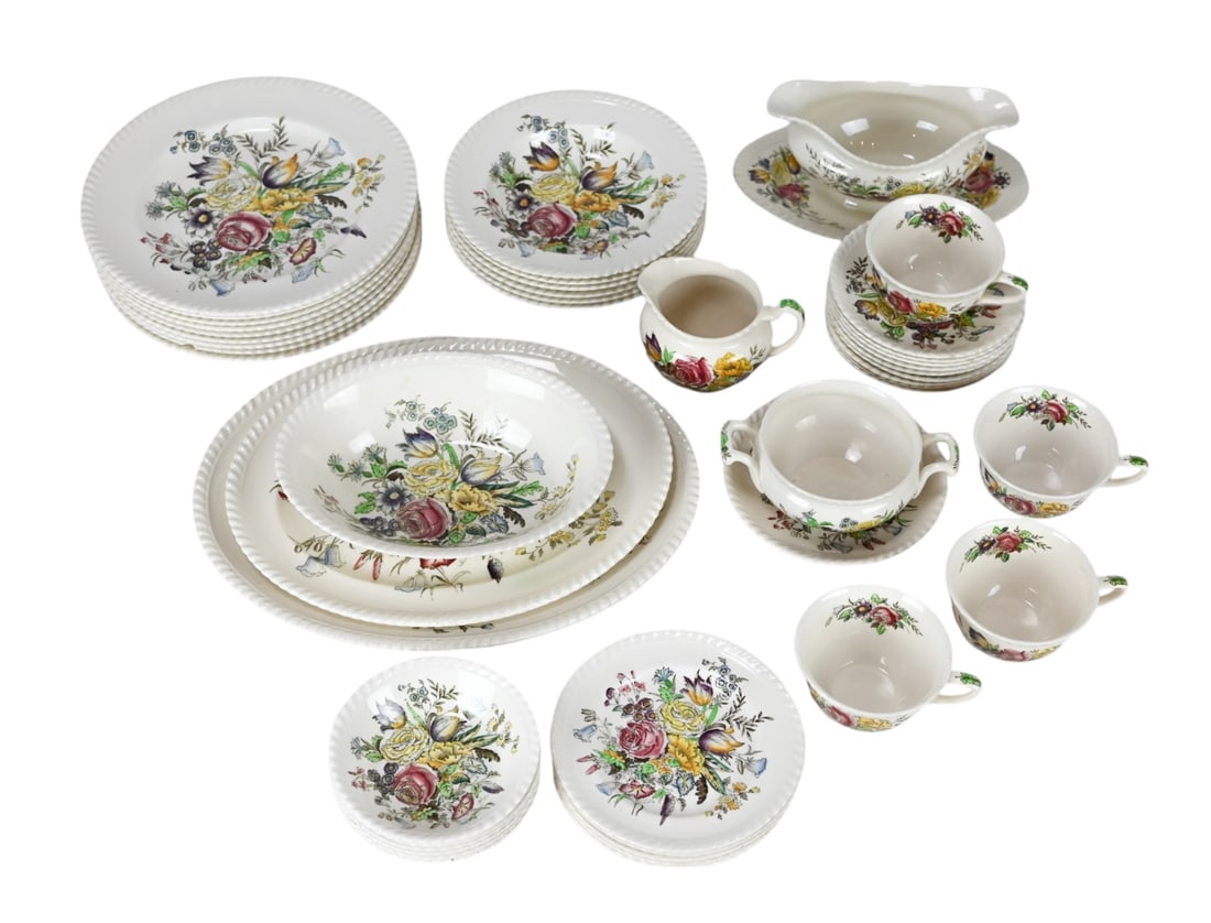 Windsor Ware Transfer Ware Partial Dinner Service (1 of 14)