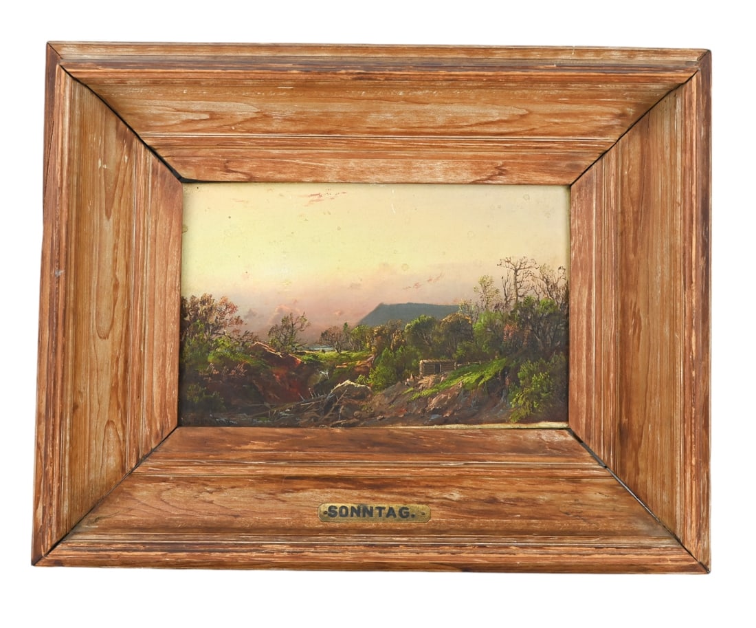 William Louis Sonntag Signed Oil Painting Virginia (1 of 12)