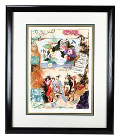 Alexander & Wissotzk Signed Serigraph Roses Julia