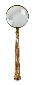 French Style Gold Roll Plated Magnifying Glass