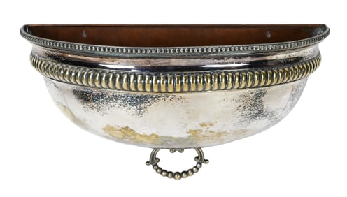 19th C. Georgian Style Sheffield Silver Meat Dome