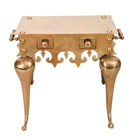 Late 19th Century English Brass Fireplace Trivet