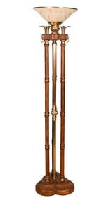Contemporary Torch Floor Lamp by Intrex Habitat