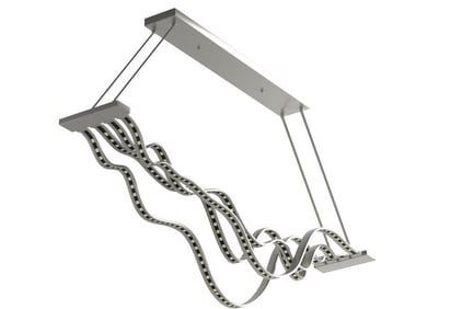 Modern LED Wavy Ceiling Light Fixture