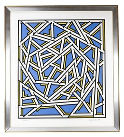 Nicholas Krushenick Signed & Numbered Screen Print