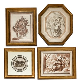 4 Engravings Charles Rogers Collection of Prints