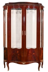20th Century French Transitional Style Vitrine