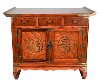 Vintage Korean Bandaji Style Cabinet