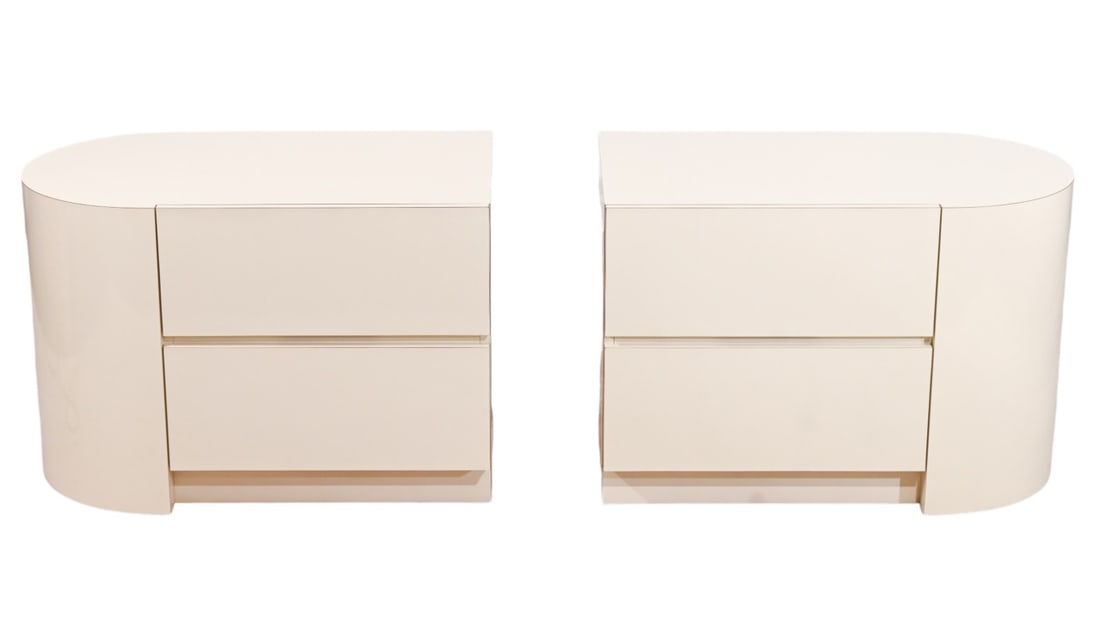 Pair White Westchester Cabinetry Inc. Nightstands (1 of 13)